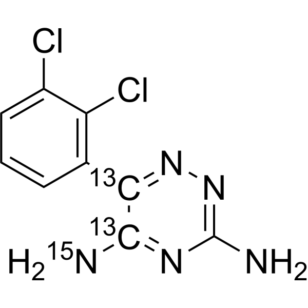 Lamotrigine-13C2,15N 2483830-10-8